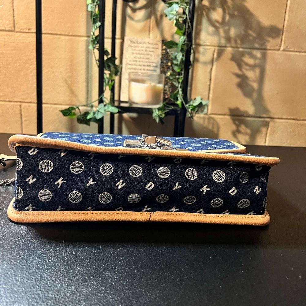 DKNY denim look logo cross body - Picture 6 of 9